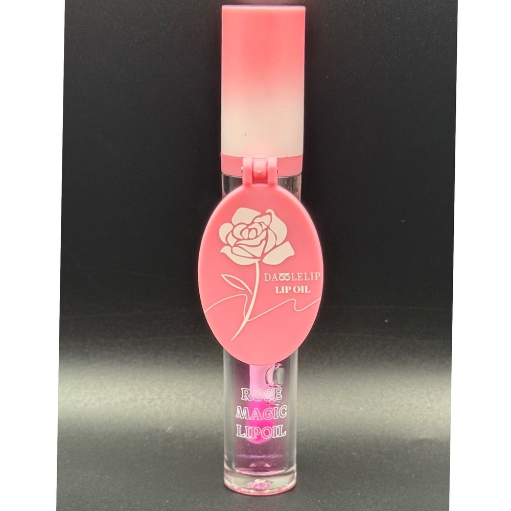 Pink Flower Infused Jelly Lipstick Color Changing Lip Balm Shade 04 New